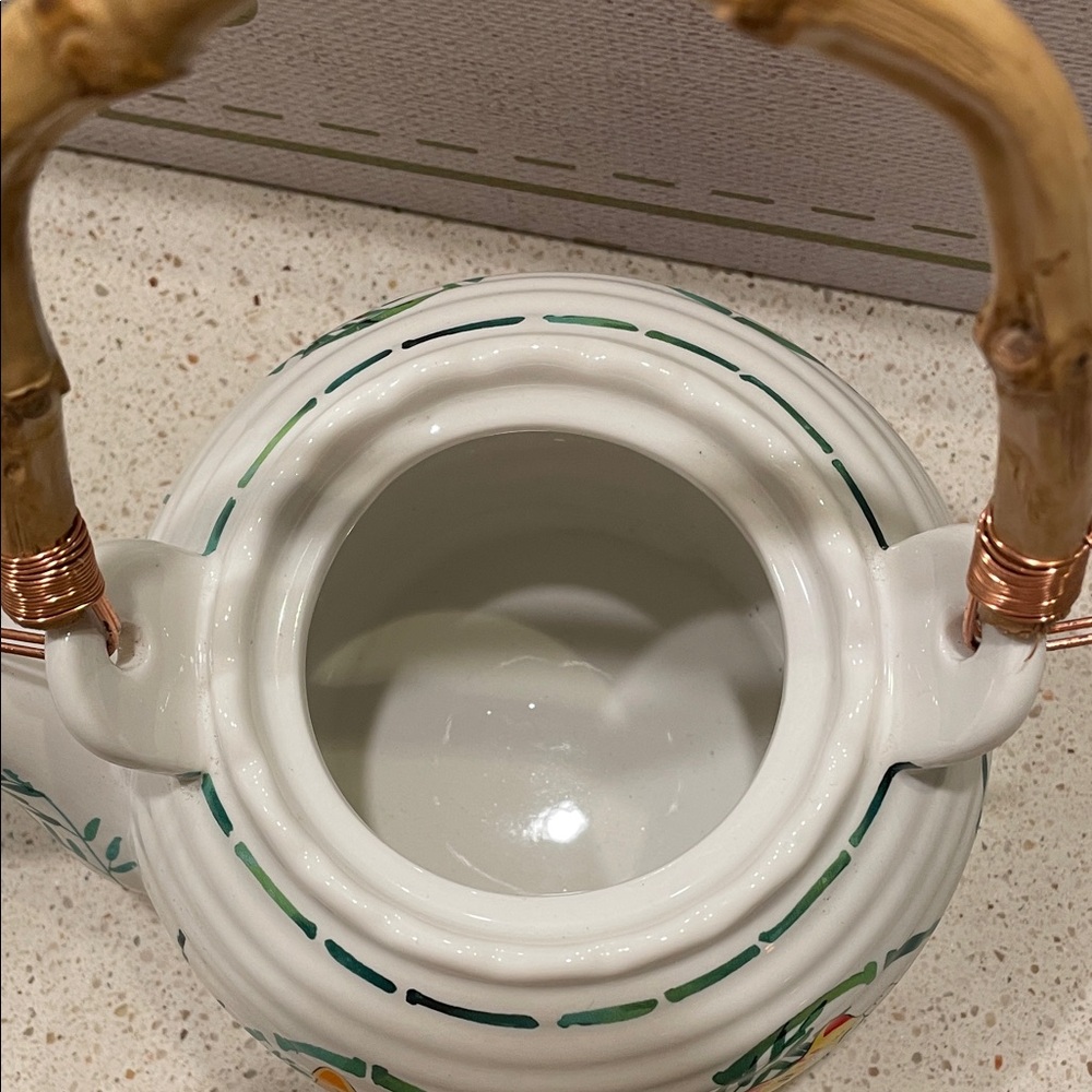 Lucky Cat Tea Set with Bamboo Handle - Picture 5 of 5